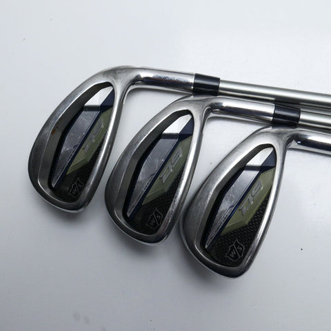 Used Wilson D9 Iron Set / 5 - PW / Stiff Flex