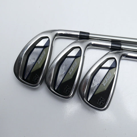 Used Wilson D9 Iron Set / 5 - PW / Stiff Flex