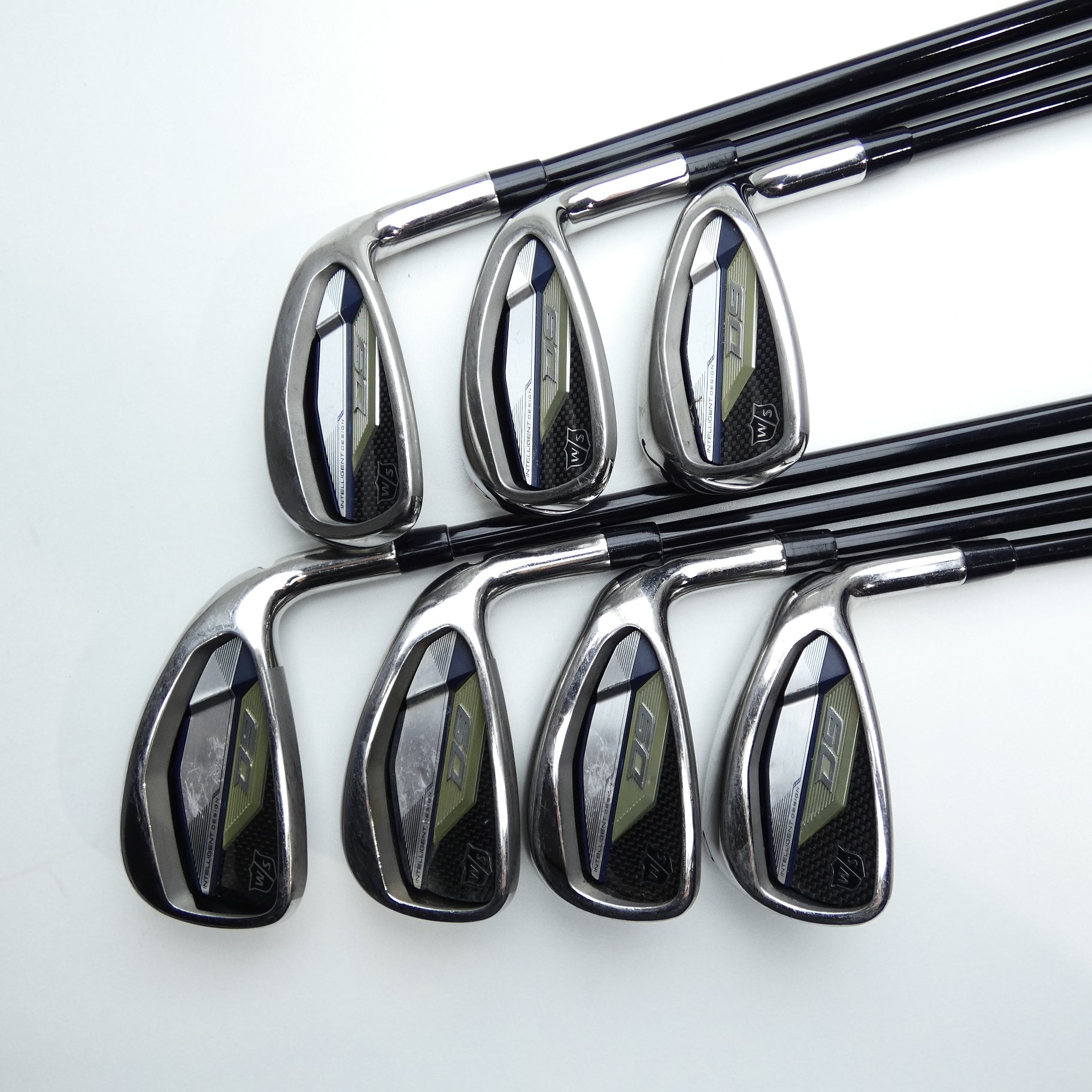 Used Wilson D9 Iron Set / 6 - SW + GW / A Flex