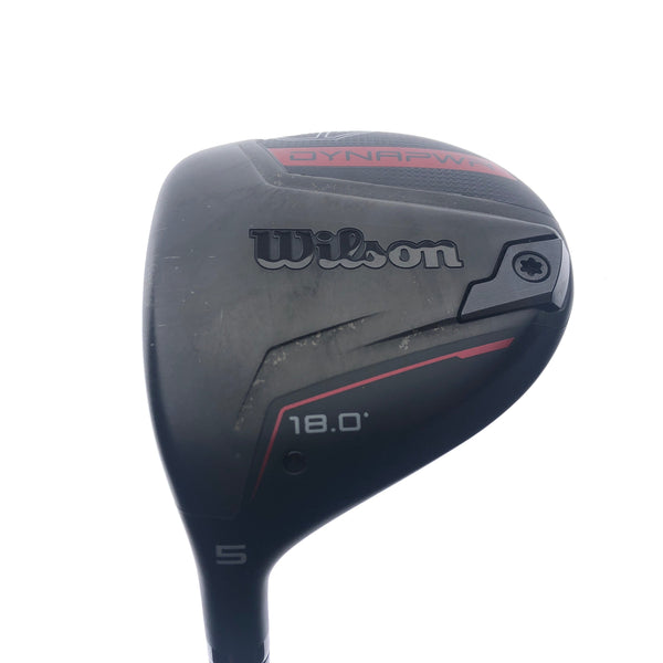 Used Wilson DYNAPWR 5 Fairway Wood / 18 Degrees / TX Flex / Left-Handed