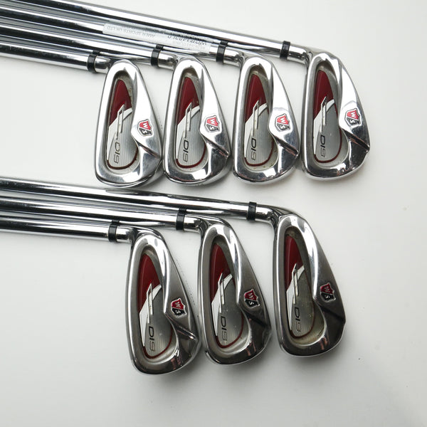 Used Wilson Di9 Iron Set / 4 - PW / Uniflex / Left-Handed