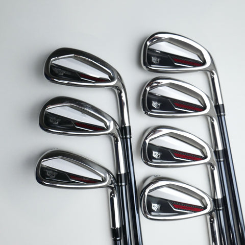 Used Wilson Dynapower 2024 Steel Iron Set / 5 - SW / Regular Flex
