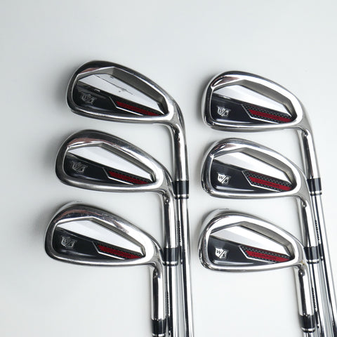Used Wilson Dynapower Steel Iron Set / 5 - PW / Regular Flex