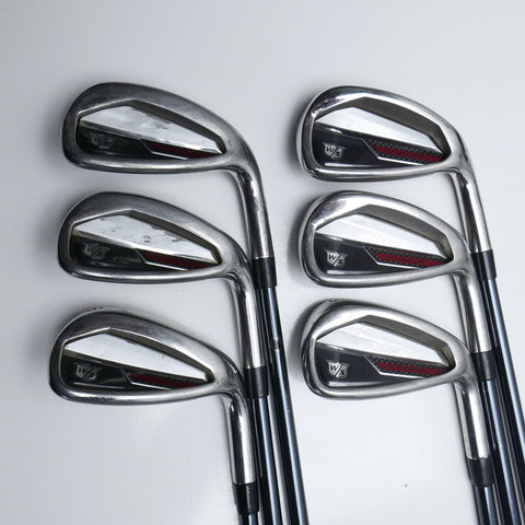 Used Wilson Dynapower Steel Iron Set / 6 - PW + GW / A Flex