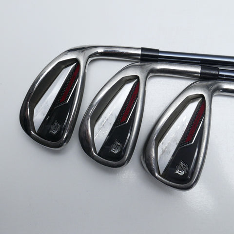 Used Wilson Dynapower Steel Iron Set / 6 - PW + GW / A Flex