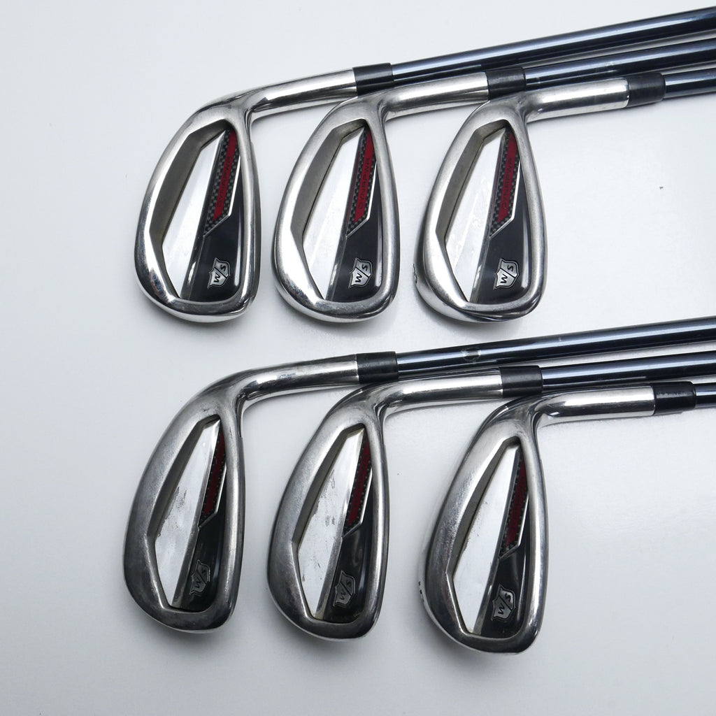 Used Wilson Dynapower Steel Iron Set / 6 - PW + GW / A Flex