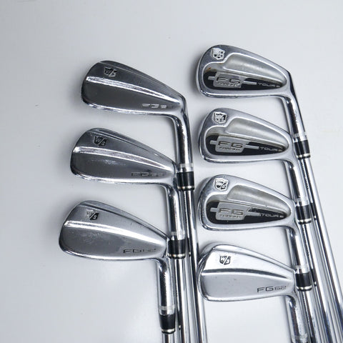 Used Wilson FG Forged Tour & FG62 Combo Iron Set / 4 - PW / Stiff Flex