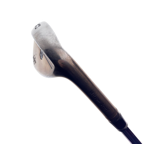 Used Wilson FG Tour PMP Oil Can PVD Gap Wedge / 52.0 Degrees / Stiff Flex