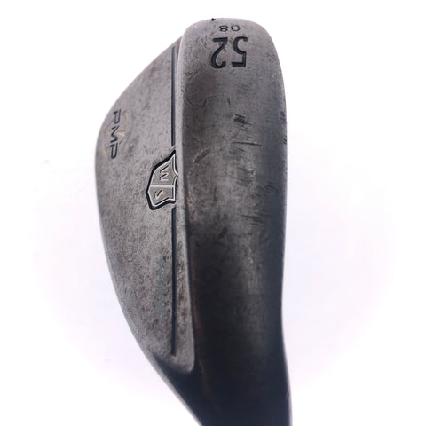 Used Wilson FG Tour PMP Raw PVD Gap Wedge / 52.0 Degrees / Stiff Flex