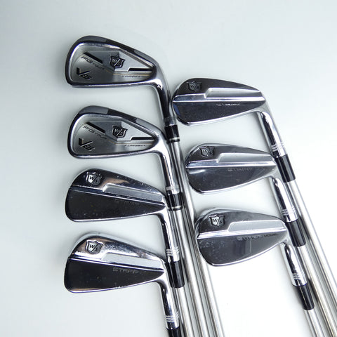 Used Wilson FG Tour V6 & Staff Model MB Iron Set / 4 - PW / X-Stiff Flex