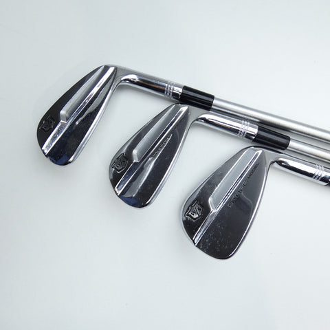 Used Wilson FG Tour V6 & Staff Model MB Iron Set / 4 - PW / X-Stiff Flex