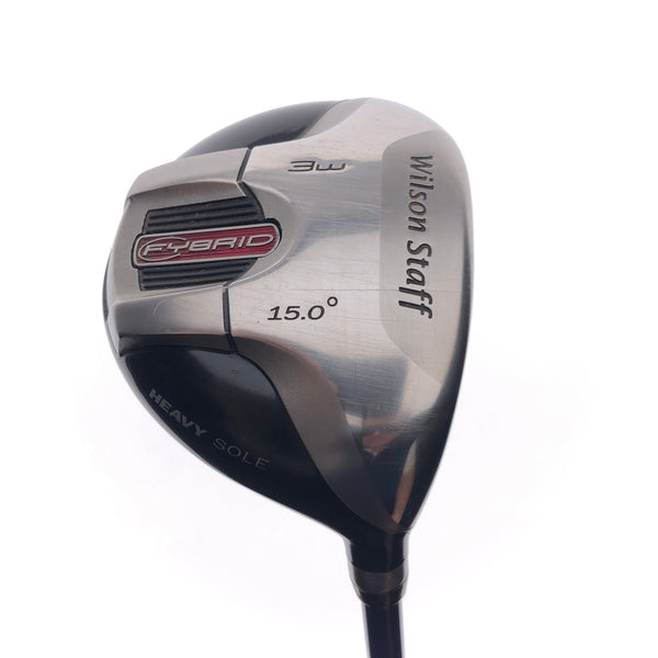 Used Wilson Fybrid Heavy Sole 2010 3 Fairway Wood / Soft Regular Flex