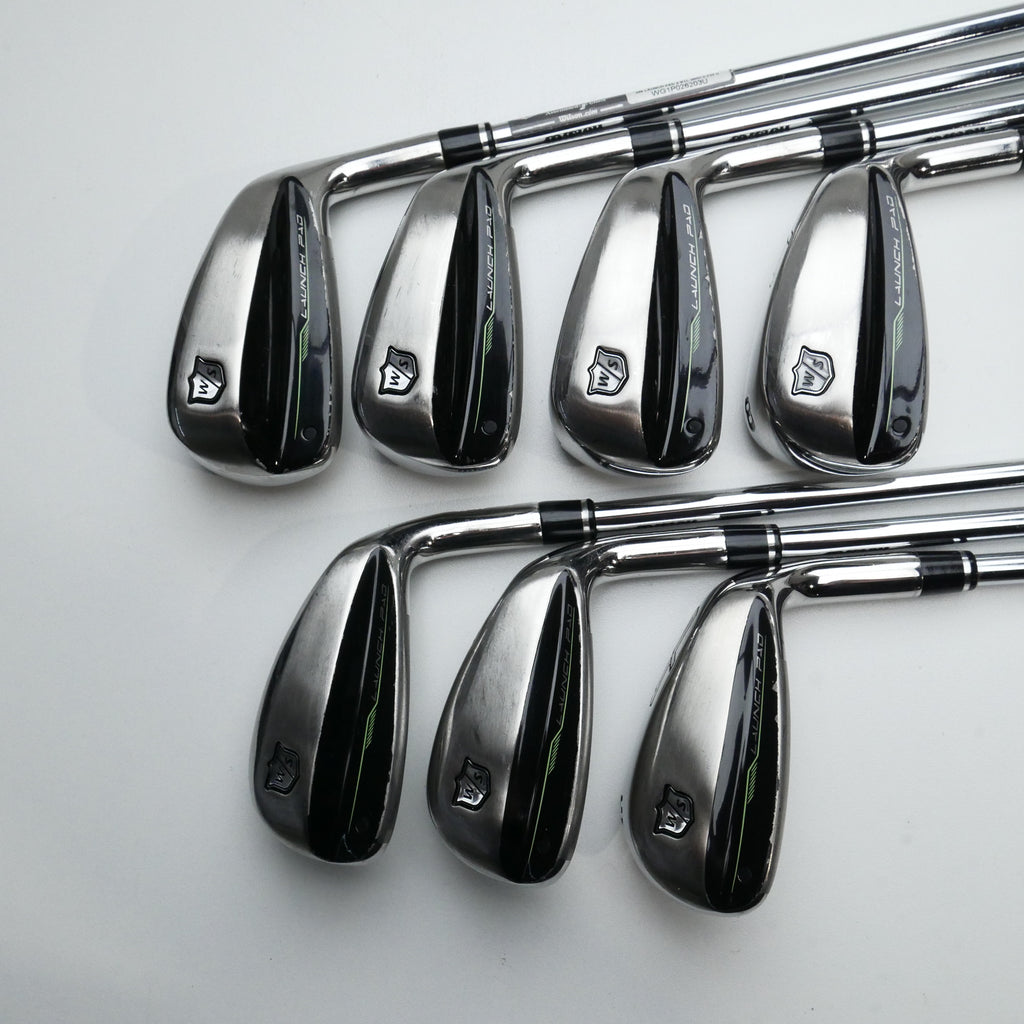 Used Wilson Launch Pad 2022 Iron Set / 5 - PW + GW / Uniflex
