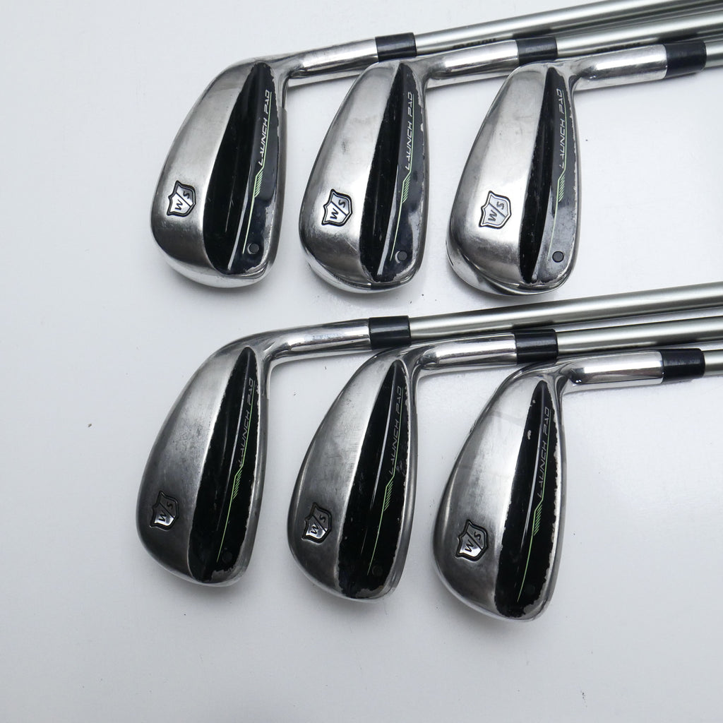 Used Wilson Launch Pad 2022 Iron Set / 5 - PW / Regular Flex
