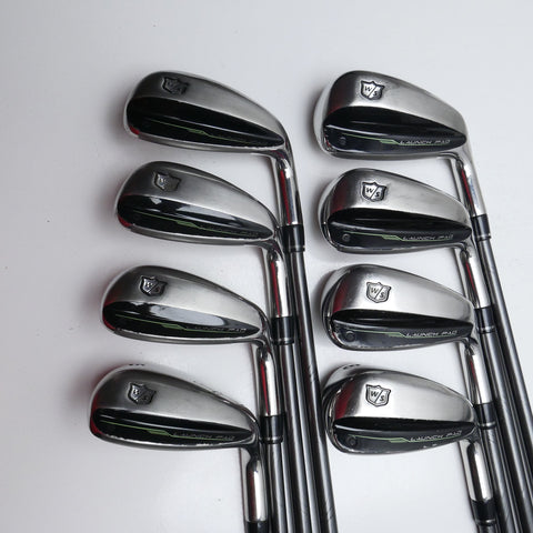 Used Wilson Launch Pad 2022 Iron Set / 5 - SW + GW / Regular Flex