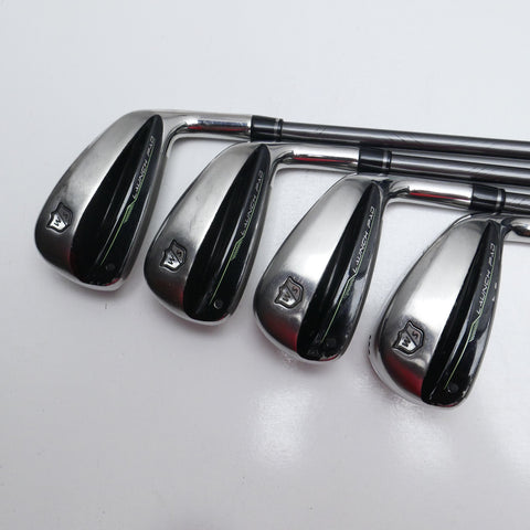 Used Wilson Launch Pad 2022 Iron Set / 5 - SW + GW / Regular Flex