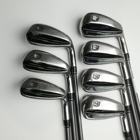 Used Wilson Launch Pad 2022 Iron Set / 5 - SW / Regular Flex