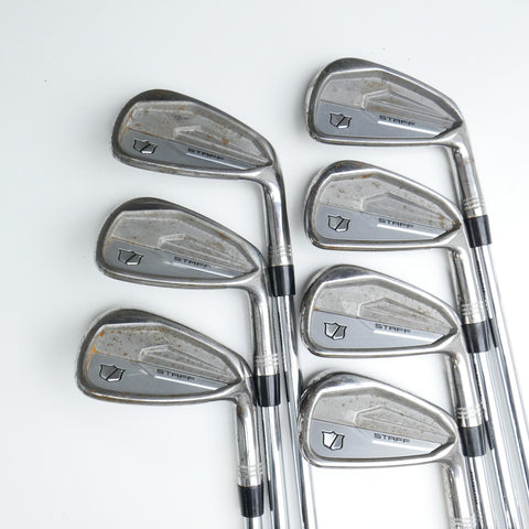 Used Wilson Staff Model 2024 RAW Iron Set / 4 - PW / X-Stiff Flex