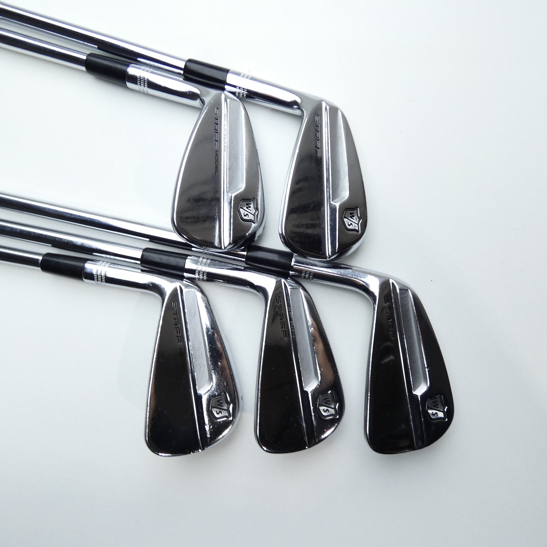 Used Wilson Staff Model Blade Iron Set / 5 - 9 IRON / X-Stiff Flex / Left-Handed