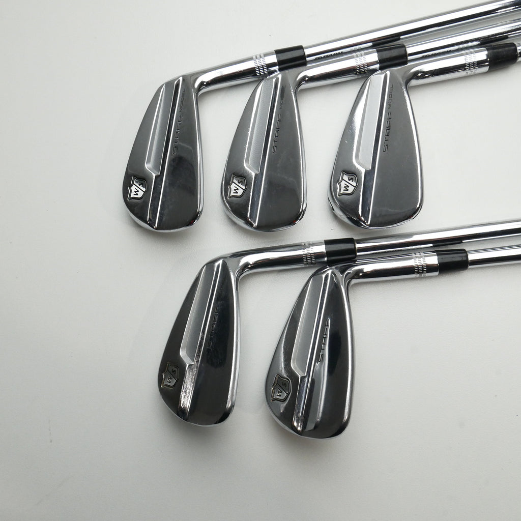 Used Wilson Staff Model Blade Iron Set / 6 - PW / Stiff Flex