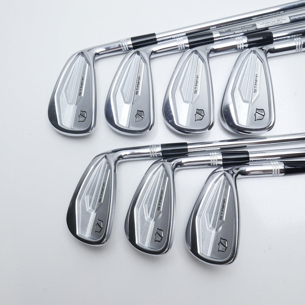 Used Wilson Staff Model CB 2024 Iron Set / 4 - PW / Stiff Flex