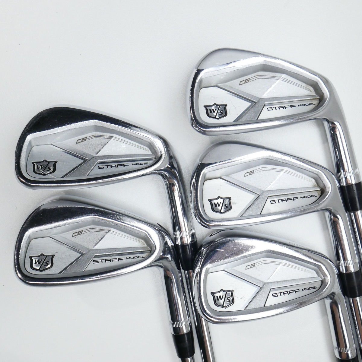 Used Wilson Staff Model CB Iron Set / 6 - PW / Regular Flex