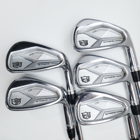 Used Wilson Staff Model CB Iron Set / 6 - PW / Regular Flex