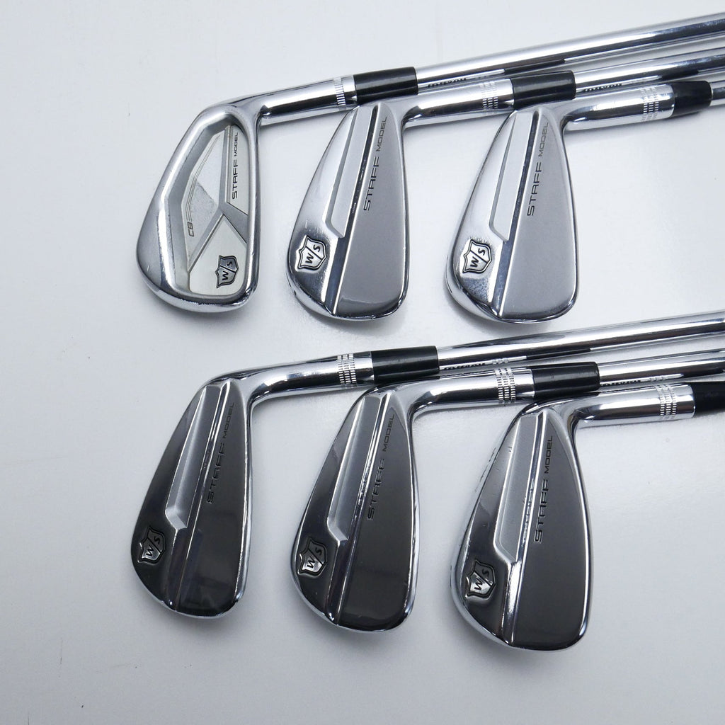 Used Wilson Staff Model CB & MB Combo Set Iron Set / 5 - PW / X-Stiff Flex