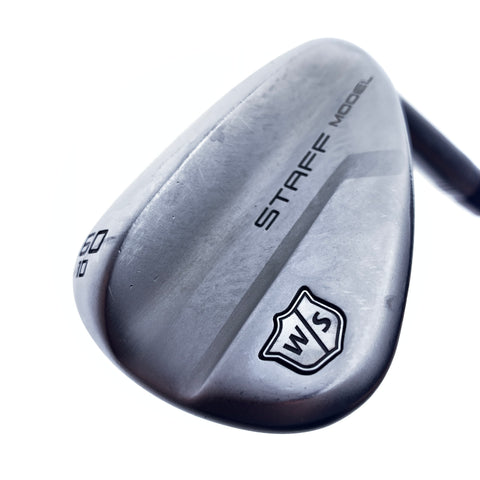 Used Wilson Staff Model Forged Brushed Steel Lob Wedge/60.0 Degrees/Stiff Flex