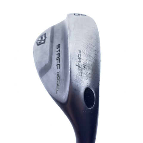 Used Wilson Staff Model Forged Brushed Steel Lob Wedge/60.0 Degrees/Stiff Flex