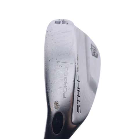 Used Wilson Staff Model Forged Brushed Steel Sand Wedge /56.0 Degrees/Stiff Flex