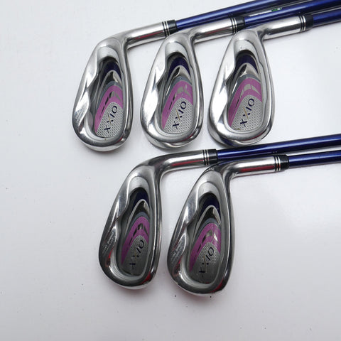 Used XXIO 9 Iron Set / 6 - PW / Ladies Flex
