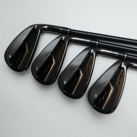 Used Yonex Royal EZONE Iron Set / 6 - SW + AW + GW / Soft Regular Flex