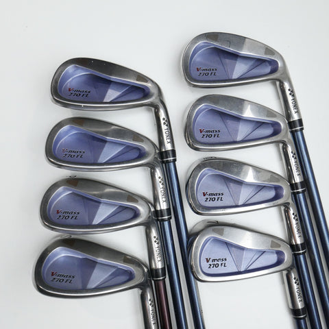 Used Yonex V Mass 270 FL Iron Set / 4 - SW / Ladies Flex