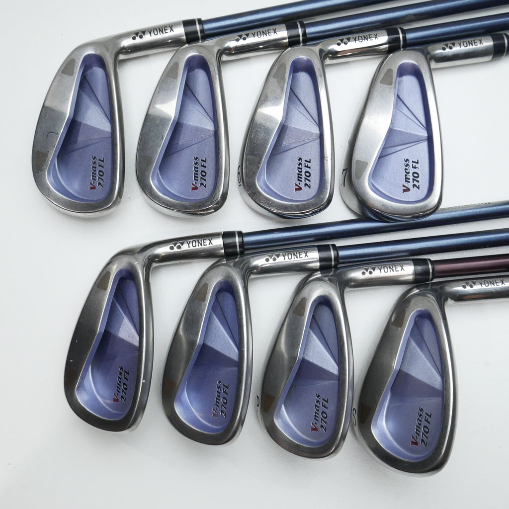 Used Yonex V Mass 270 FL Iron Set / 4 - SW / Ladies Flex