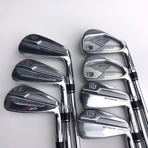 Wilson Staff Model CB / Blade Combo Iron Set / 4 - PW / Dynamic Gold X100 X-Flex