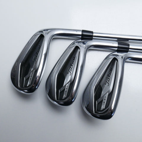 Used Titleist T300 2021 Iron Set / 6 - PW + 48° / Regular Flex