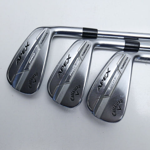 Used Callaway Apex Pro 21 Iron Set / 5 - PW / Stiff Flex