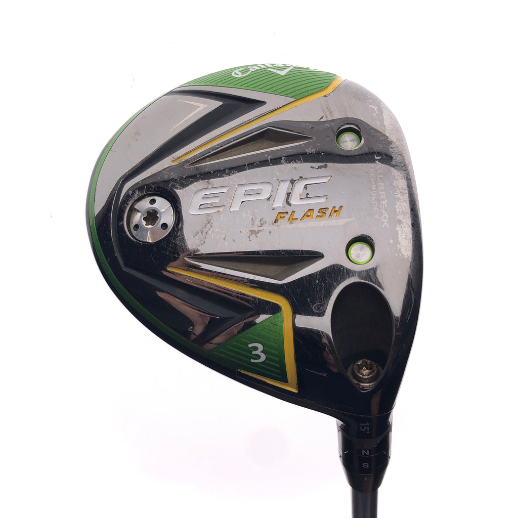 Used Callaway EPIC Flash 3 Fairway Wood / 15 Degrees / A Flex