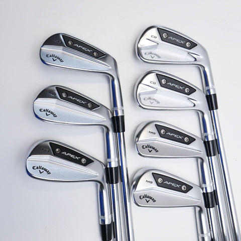 Used TOUR ISSUE Callaway Apex CB & MB 2024 Combo Iron Set / 4 - PW / X-Stiff - Replay Golf 