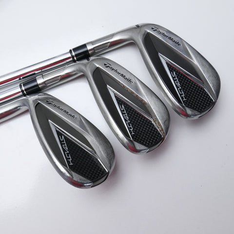 Used TaylorMade Stealth Iron Set / 5 - SW / Stiff Flex / Left-Handed