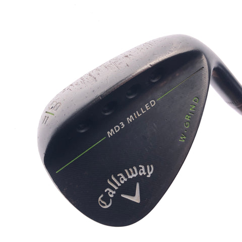 Used Callaway MD3 Milled Black Gap Wedge / 50.0 Degrees / Wedge Flex