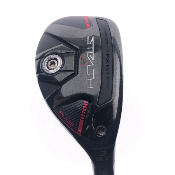 Used TaylorMade Stealth 2 Plus 3 Hybrid / 19.5 Degrees / X-Stiff Flex