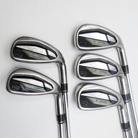 Used Wilson D9 Iron Set / 6 - PW / Stiff Flex - Replay Golf 