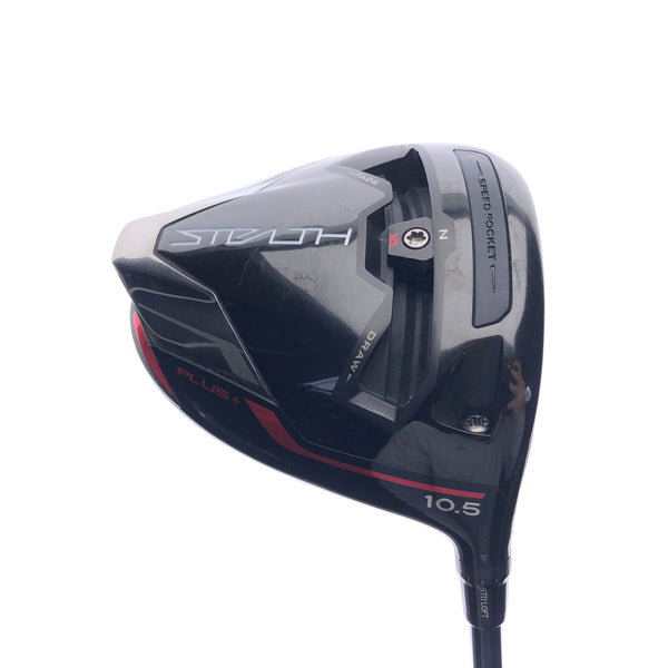 Used TOUR ISSUE TaylorMade Stealth Plus Driver / 10.5 Degrees / Stiff Flex - Replay Golf 