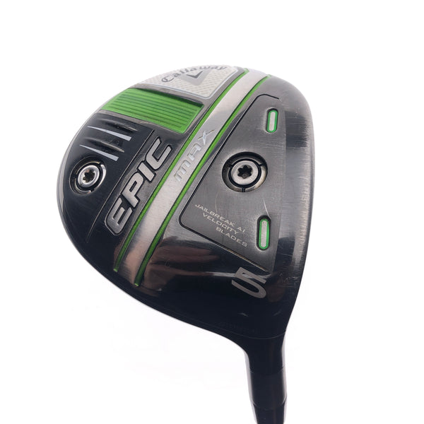 Used Callaway Epic Max 5 Fairway Wood / 18 Degrees / Regular Flex