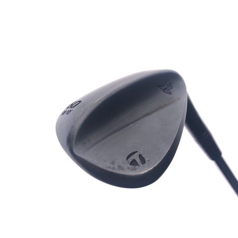 Used TaylorMade Milled Grind 3 Black Lob Wedge / 60.0 Degrees / Stiff Flex