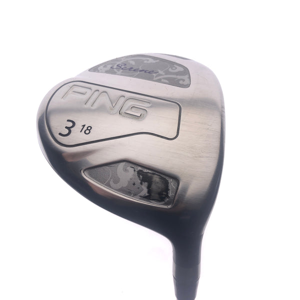 Used Ping Serene 3 Fairway Wood / 18 Degrees / Ladies Flex