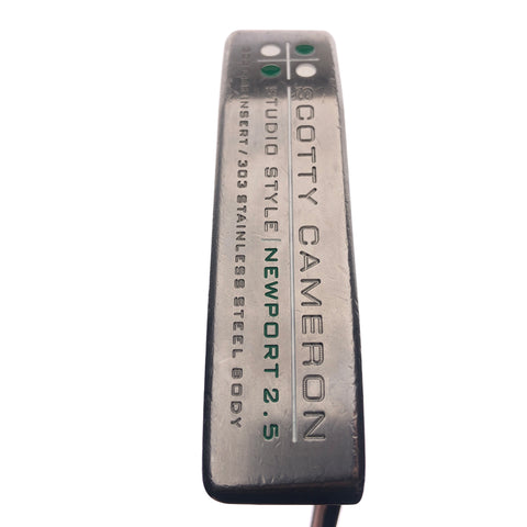 Used Scotty Cameron Studio Style Newport 2.5 Putter / 34.0 Inches