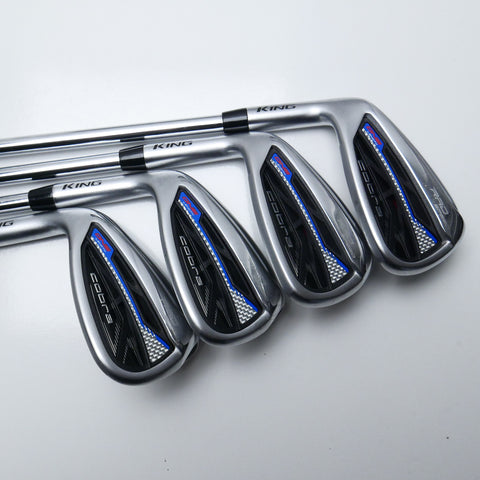 Used Cobra RAD Speed One Length Iron Set / 4 - SW + GW / Regular / Left-Handed